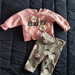 Pink and Grey Kids Matching Set